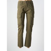 PLACE DU JOUR - Pantalon cargo vert en coton - Femme - Taille 36 - Modz