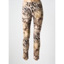 PLACE DU JOUR - Pantalon 7/8 beige en coton - Femme - Taille 42 - Modz