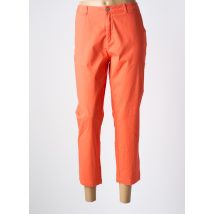 SARAH JOHN - Pantalon chino orange en coton - Femme - Taille 44 - Modz