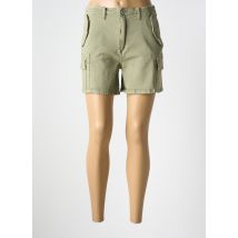 PLACE DU JOUR - Short vert en coton - Femme - Taille 36 - Modz