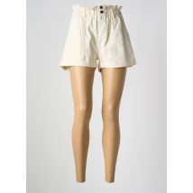 EMABLUES - Short beige en coton - Femme - Taille 36 - Modz