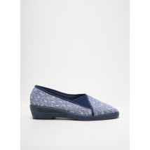 RONDINAUD - Chaussons/Pantoufles bleu en textile - Femme - Taille 40 - Modz