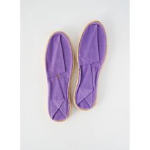 ARTISANAT FRANCAIS - Espadrilles violet en textile - Femme - Taille 35 - Modz