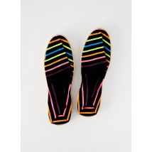 ARTISANAT FRANCAIS - Espadrilles noir en textile - Homme - Taille 44 - Modz