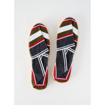 ARTISANAT FRANCAIS - Espadrilles vert en textile - Femme - Taille 40 - Modz
