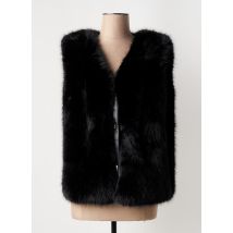 CHARMING SMILE - Gilet sans manche noir en polyester - Femme - Taille 40 - Modz