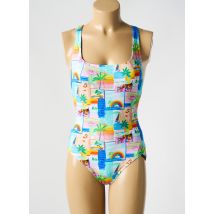 BIKINI BAR - Maillot de bain 1 pièce bleu en polyamide - Femme - Taille 44 - Modz