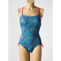 BIKINI BAR - Maillot de bain 1 pièce bleu en polyamide - Femme - Taille 38 - Modz