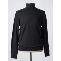 JACK & JONES - Pull col roulé noir en laine - Homme - Taille L - Modz