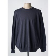 MASSIMO BONI - Pull bleu en merinos - Homme - Taille 6XL - Modz
