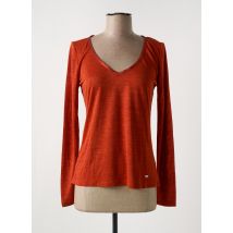 LES P'TITES BOMBES - T-shirt orange en polyester - Femme - Taille 36 - Modz
