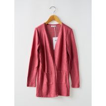 BASIC NEEDS BY NAME IT - Gilet manches longues rose en viscose - Fille - Taille TU - Modz