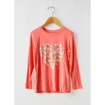 NAME IT - T-shirt orange en coton - Fille - Taille TU - Modz