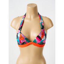 BIKINI BAR - Haut de maillot de bain orange en polyamide - Femme - Taille 38 - Modz