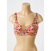 BIKINI BAR - Haut de maillot de bain orange en polyamide - Femme - Taille 40 - Modz