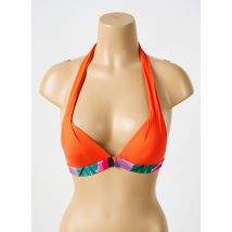 BIKINI BAR - Haut de maillot de bain orange en polyamide - Femme - Taille 42 - Modz