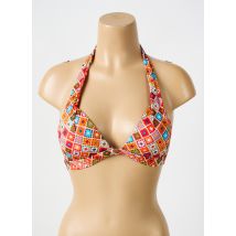 BIKINI BAR - Haut de maillot de bain orange en polyamide - Femme - Taille 38 - Modz