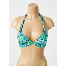 BIKINI BAR - Haut de maillot de bain bleu en polyamide - Femme - Taille 42 - Modz
