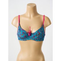 BIKINI BAR - Haut de maillot de bain bleu en polyamide - Femme - Taille 38 - Modz
