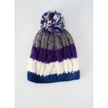 LHOSTE - Bonnet violet en acrylique - Femme - Taille TU - Modz