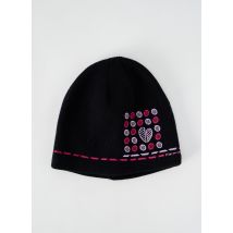 IGALYKOS - Bonnet noir en acrylique - Femme - Taille TU - Modz