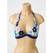 BIKINI BAR - Haut de maillot de bain bleu en polyamide - Femme - Taille 44 - Modz