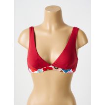BIKINI BAR - Haut de maillot de bain rouge en polyamide - Femme - Taille 46 - Modz