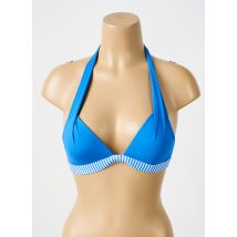 BIKINI BAR - Haut de maillot de bain bleu en polyamide - Femme - Taille 40 - Modz