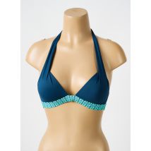 BIKINI BAR - Haut de maillot de bain bleu en polyamide - Femme - Taille 44 - Modz