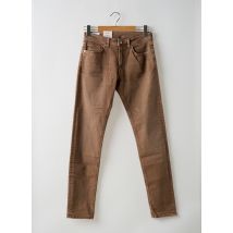 PEPE JEANS - Jeans coupe slim marron en coton - Homme - Taille TU - Modz