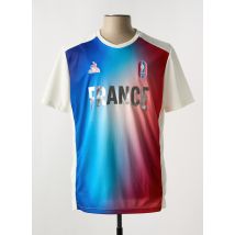 LE COQ SPORTIF - T-shirt bleu en polyester - Homme - Taille L - Modz