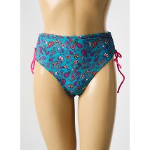 BIKINI BAR - Bas de maillot de bain bleu en polyamide - Femme - Taille 44 - Modz