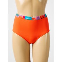 BIKINI BAR - Bas de maillot de bain orange en polyamide - Femme - Taille 38 - Modz