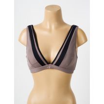 IODUS - Haut de maillot de bain marron en polyamide - Femme - Taille 42 - Modz