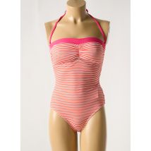 BIKINI BAR - Maillot de bain 1 pièce orange en polyamide - Femme - Taille 42 - Modz