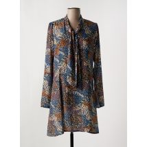 NEW LILY - Robe courte bleu en polyester - Femme - Taille 38 - Modz