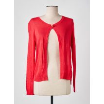 VOODOO - Gilet manches longues rouge en viscose - Femme - Taille 38 - Modz