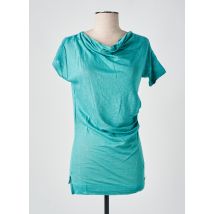 ALAN RED - T-shirt bleu en lin - Femme - Taille 34 - Modz