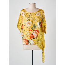 ELEONORA AMADEI - Blouse jaune en viscose - Femme - Taille 36 - Modz