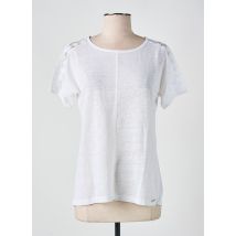 ALAN RED - T-shirt blanc en lin - Femme - Taille 40 - Modz