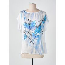 ALAN RED - T-shirt bleu en polyester - Femme - Taille 36 - Modz