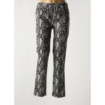 ELEONORA AMADEI - Pantalon slim noir en coton - Femme - Taille 44 - Modz