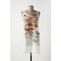 ELEONORA AMADEI - Top blanc en soie - Femme - Taille 40 - Modz