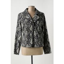 ELEONORA AMADEI - Veste casual noir en coton - Femme - Taille 44 - Modz