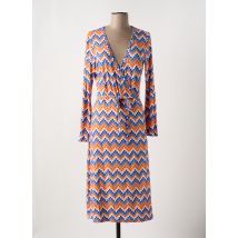 BAKERY LADIES - Robe mi-longue orange en viscose - Femme - Taille 38 - Modz