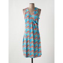 BAKERY LADIES - Robe mi-longue bleu en viscose - Femme - Taille 38 - Modz