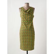 BAKERY LADIES - Robe mi-longue vert en viscose - Femme - Taille 38 - Modz