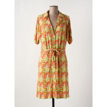 BAKERY LADIES - Robe mi-longue orange en viscose - Femme - Taille 38 - Modz