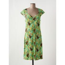 BAKERY LADIES - Robe mi-longue vert en viscose - Femme - Taille 38 - Modz