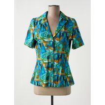 BAKERY LADIES - Chemisier bleu en coton - Femme - Taille 38 - Modz